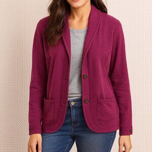 Ruff Hewn Women’s Cotton Open Front Cardigan‎ Sweater – Size L